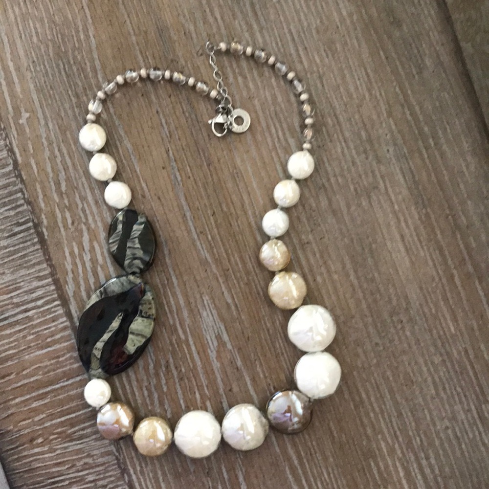 Murano glass bead necklace from Venice